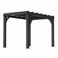 Pergola in Alluminio Grigio Antracite 300x300x240 cm